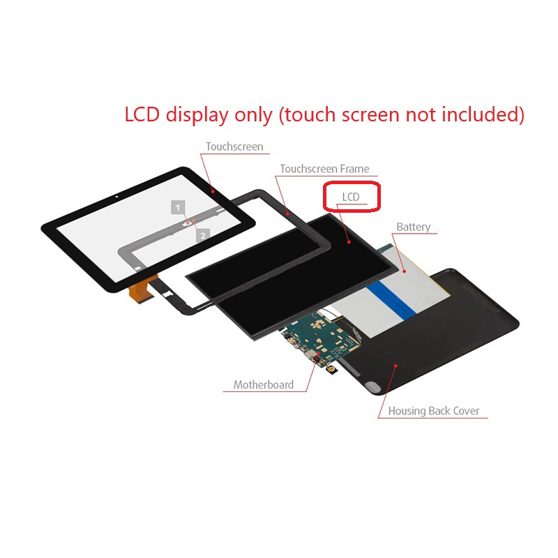 For BESTTAB A10 Tablet 10.1 Inch LCD Display Screen Replacement