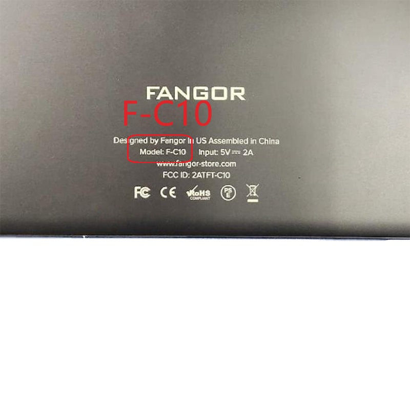Digitalizador de pantalla táctil de 10,1 pulgadas para FANGOR F-C10