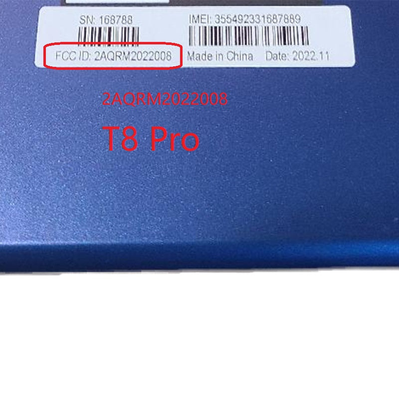 Panel de pantalla táctil digitalizador de cristal de 8 pulgadas para FOXXD T8 PRO