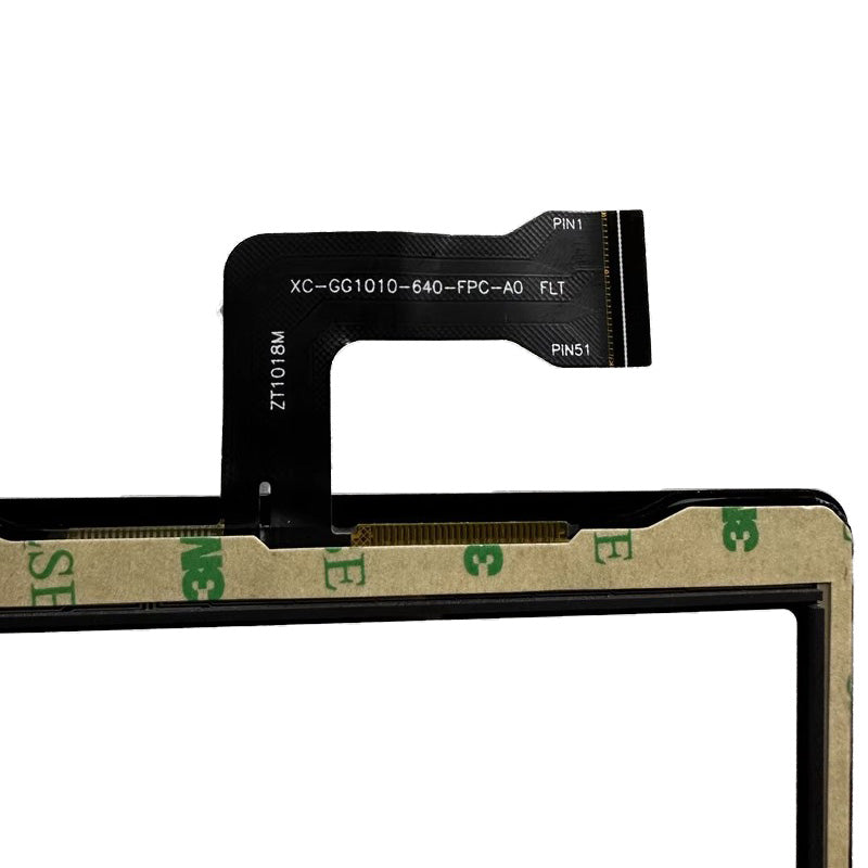 Panel táctil de 10,1 pulgadas con cristal digitalizador para XC-GG1010-640-FPC-A0 ZT1018M