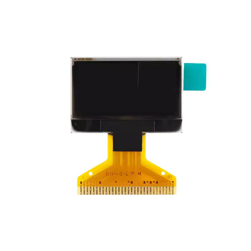 Front view of OLED display screen for Bagel Labs BAGEL-003 digital tape