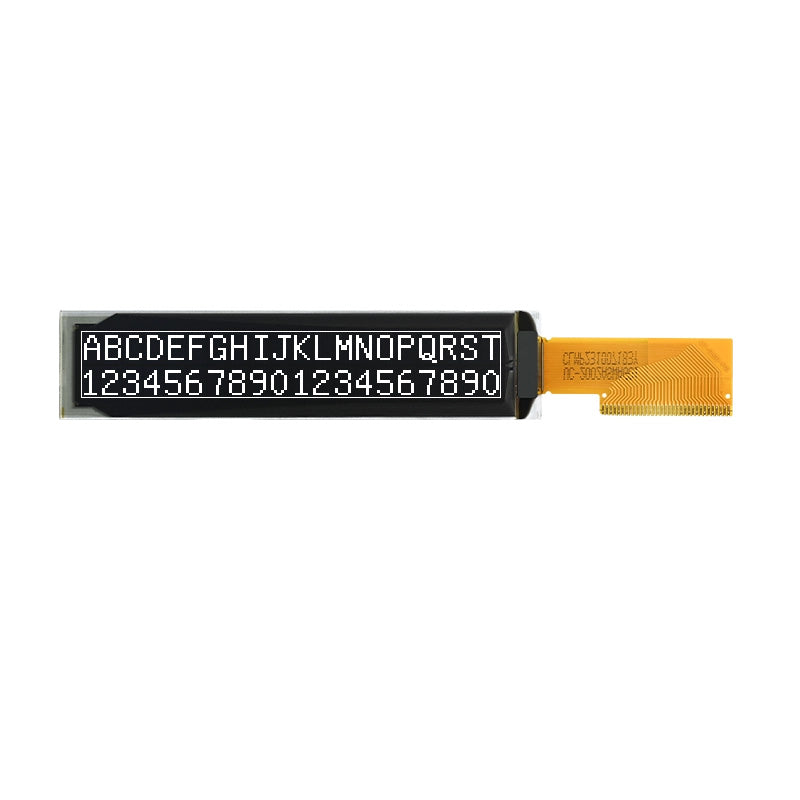 Front view of white text OLED display screen repair part for TEAC UD-501