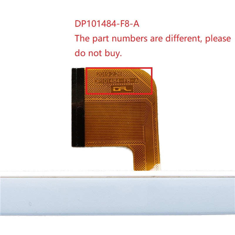 DP101484-F8-A Digitalizador de pantalla táctil de 10,1 pulgadas
