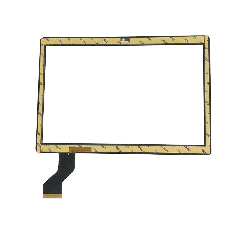 Rear side of the touch screen digitizer for YESTEL X7 showing the cable orientation and layout.