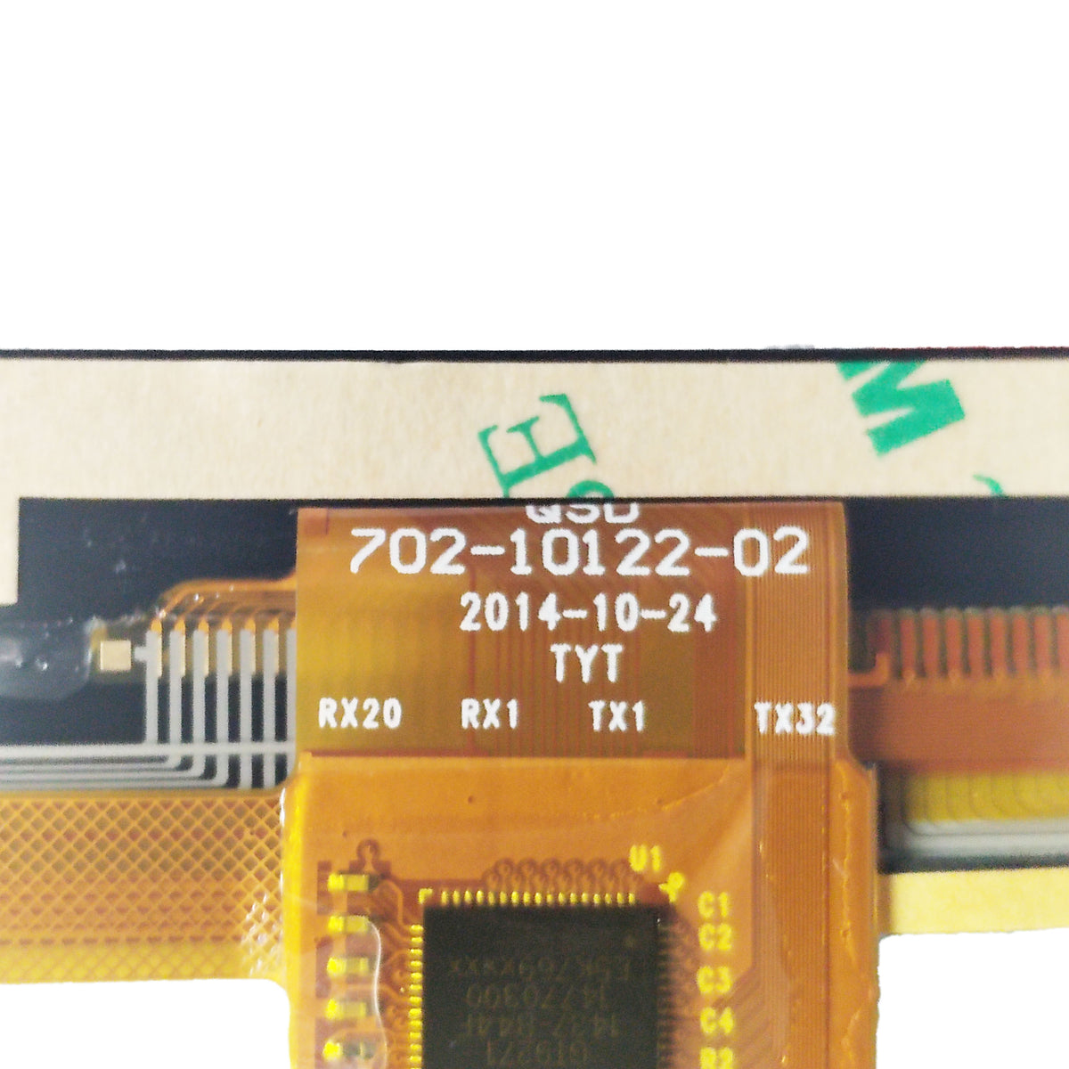 QSD 702-10122-02 Digitalizador de panel táctil de 10.1 pulgadas