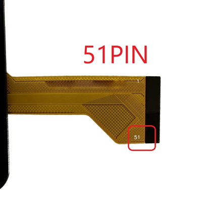 Para la tableta Logicom La Tab 130 de 10.1 pulgadas, panel de pantalla táctil digitalizador de cristal