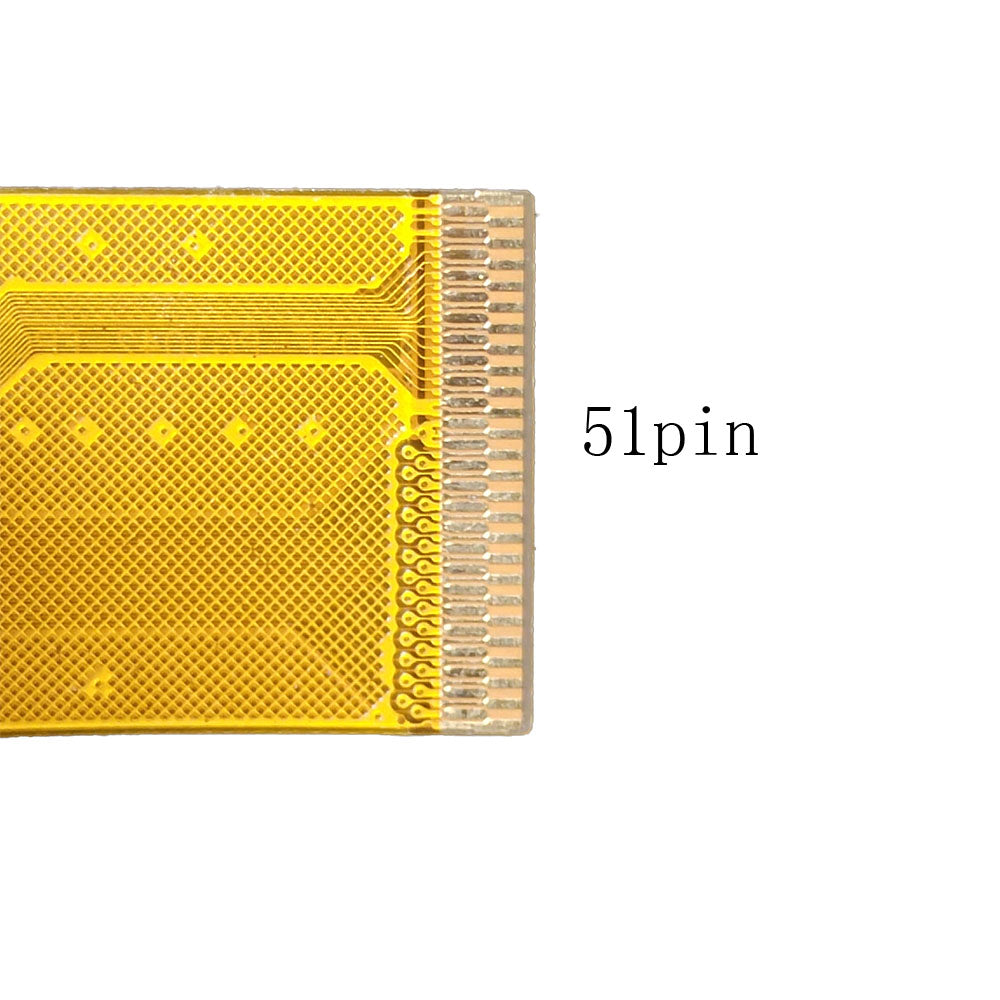 ZZB ZB10 touch ribbon cable pin alignment detail 51pin