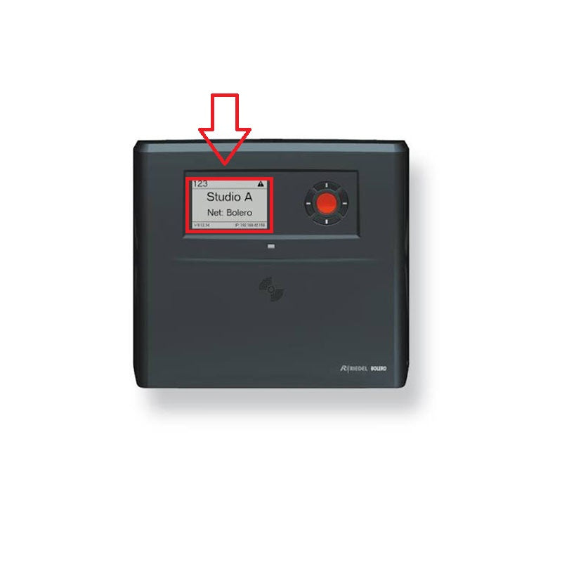 Para la sustitución de la pantalla E-Ink de 2,7" del intercomunicador inalámbrico Riedel Bolero 3.1