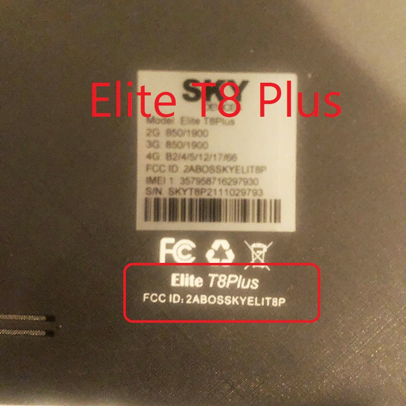 Pantalla táctil de 8 pulgadas con digitalizador de cristal para Sky Devices Elite T8 Plus