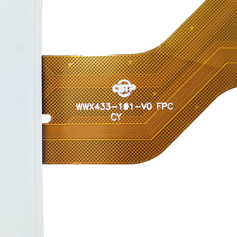 Panel táctil de 10,1 pulgadas con digitalizador de cristal para WWX433-101-V0 FPC