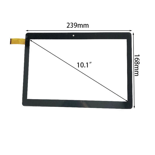 Nuevo panel de sensor de cristal digitalizador de pantalla táctil DP101580-F1-A de 10,1 pulgadas