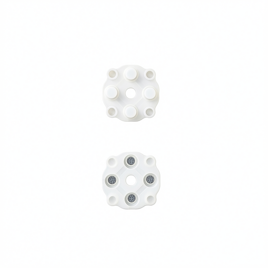 anbernic rg351mp game console button conductive rubber pad membrane front view