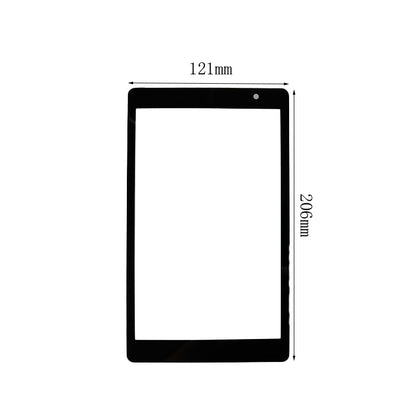 Front view of 8" tablet touch screen digitizer for DIALN X8 X8G