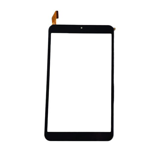 Front view of 8 inch replacement touch screen digitizer glass for QILIVE QT2108BP tablet
