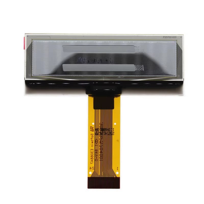 Back view of topping d90 iii oled display showing circuit board and soldering pads