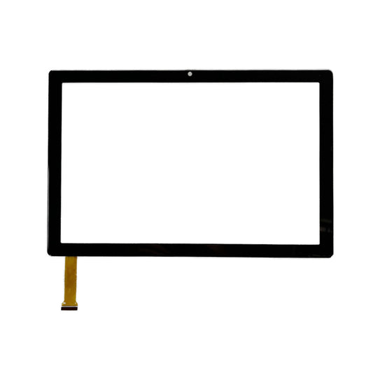 Front view of 10.1 inch replacement touch screen digitizer glass for YZS-1066E tablet
