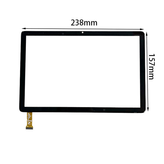 Front view of 10.1 inch replacement touch screen digitizer glass for ZIOVO Z118 tablet