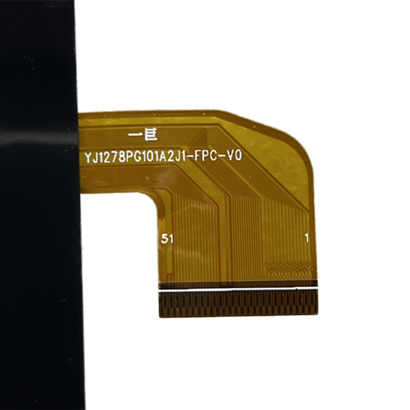 Nuevo panel de sensor de cristal digitalizador de pantalla táctil YJ1278PG101A2J1-FPC-V0 de 10,1 pulgadas