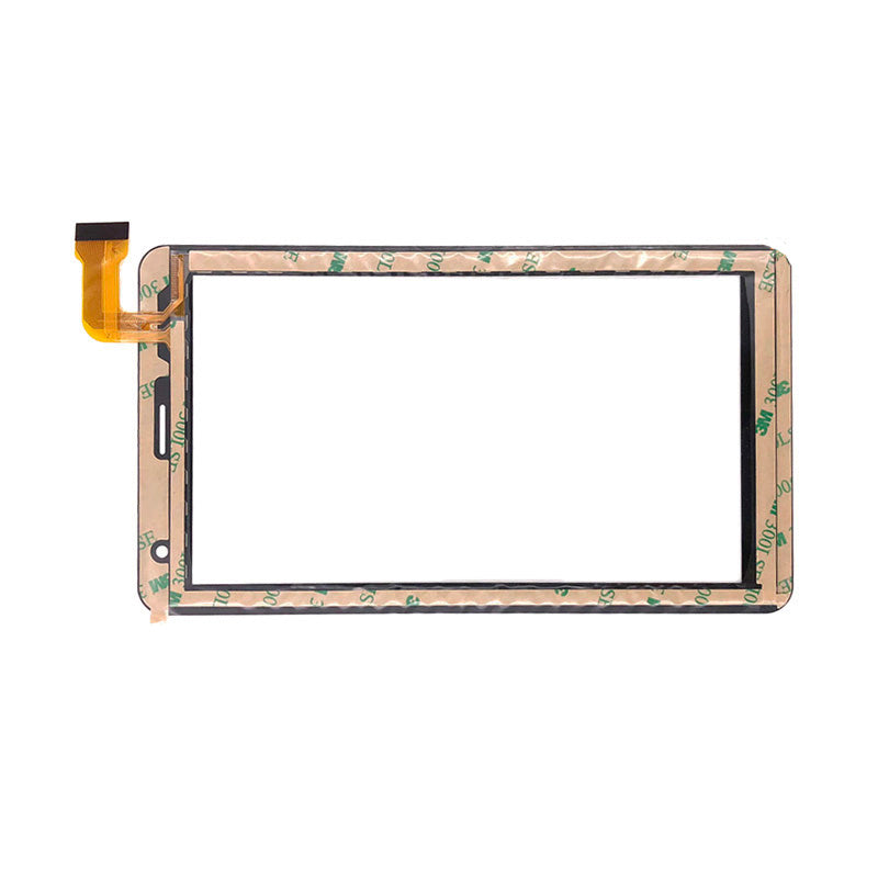 Back view of CX042A FPC-001 touch screen glass showing adhesive tape