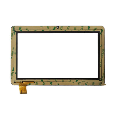 Back view of Epik Learning ELT0704H touch screen glass showing adhesive tape