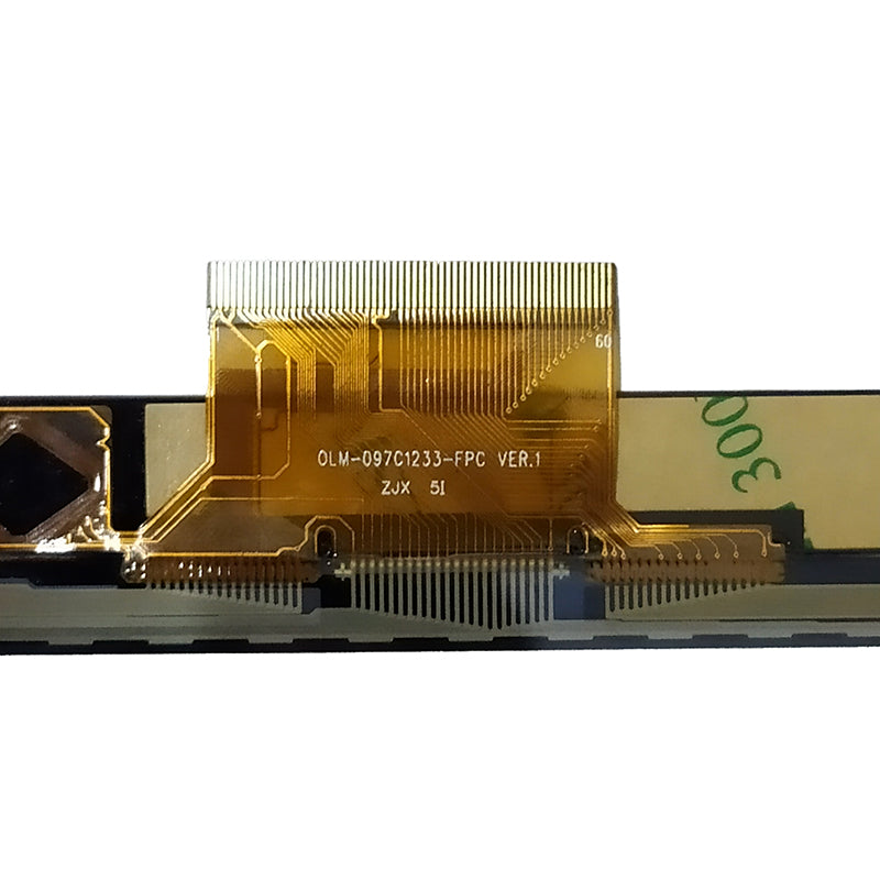 Flex cable FPC connector detail for OLM-097C1001-FPC touch screen digitizer replacement