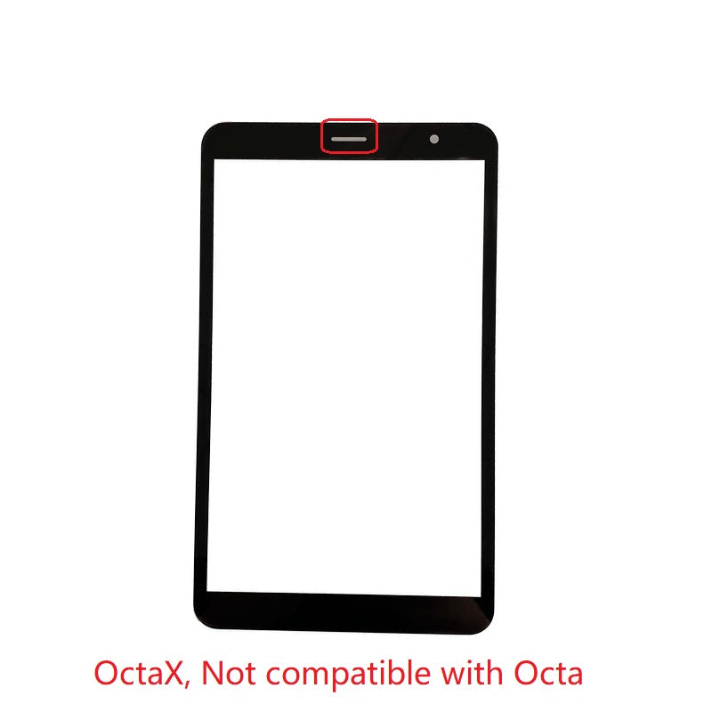 Sky Devices Elite OctaX tablet touch screen digitizer panel glass front view