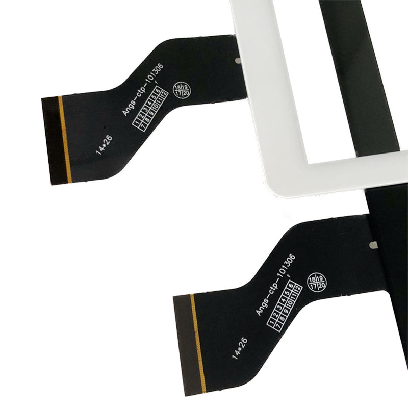 Close-up detail of the internal flex cable for YESTEL X7 touch panel to verify the connector and part code.